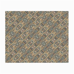 Cobblestone Geometric Texture Small Glasses Cloth (2-side) by dflcprints