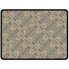 Cobblestone Geometric Texture Fleece Blanket (large) 