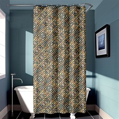 Cobblestone Geometric Texture Shower Curtain 36  X 72  (stall) 