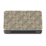 Cobblestone Geometric Texture Memory Card Reader with CF Front