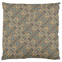 Cobblestone Geometric Texture Standard Flano Cushion Case (one Side)