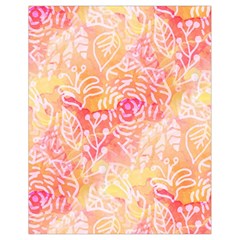 Sunny Floral Watercolor Drawstring Bag (small)