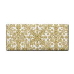 Golden Floral Boho Chic Hand Towel