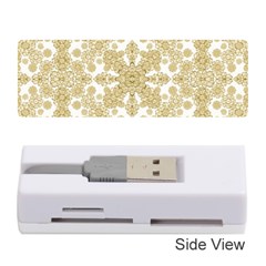 Golden Floral Boho Chic Memory Card Reader (stick) 