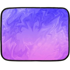 Ombre Purple Pink Fleece Blanket (mini)