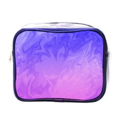 Ombre Purple Pink Mini Toiletries Bags by BrightVibesDesign