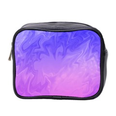 Ombre Purple Pink Mini Toiletries Bag 2-side by BrightVibesDesign