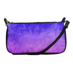 Ombre Purple Pink Shoulder Clutch Bags by BrightVibesDesign