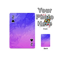 Ombre Purple Pink Playing Cards 54 (mini) 