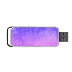 Ombre Purple Pink Portable Usb Flash (two Sides) by BrightVibesDesign