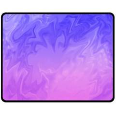 Ombre Purple Pink Double Sided Fleece Blanket (medium) 