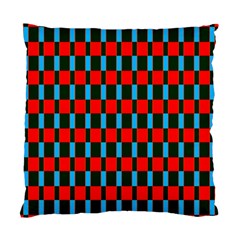 Black Red Rectangles Pattern                                                          	standard Cushion Case (two Sides)