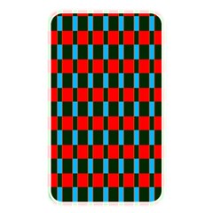 Black Red Rectangles Pattern                                                          			memory Card Reader (rectangular) by LalyLauraFLM