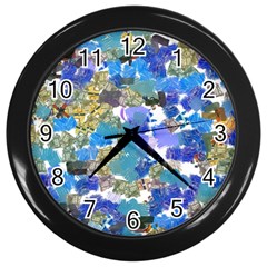 Mixed brushes                                                           			Wall Clock (Black)