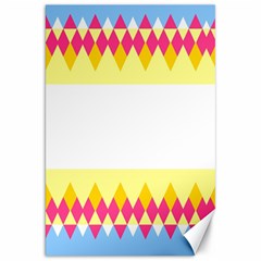 Rhombus And Stripes                                                             			canvas 20  X 30  by LalyLauraFLM