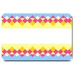 Rhombus and stripes                                                             			Large Doormat 30 x20  Door Mat