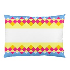 Rhombus And Stripes                                                             			pillow Case