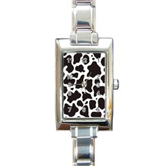 Cow Pattern Rectangle Italian Charm Watch by sifis