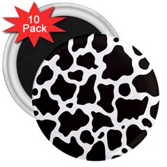 Cow Pattern 3  Magnets (10 Pack) 