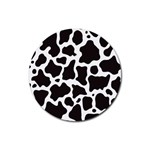 Cow Pattern Rubber Round Coaster (4 pack)  Front