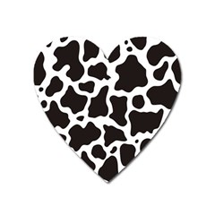 Cow Pattern Heart Magnet