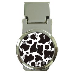 Cow Pattern Money Clip Watches