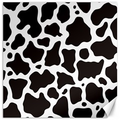 Cow Pattern Canvas 12  X 12   by sifis