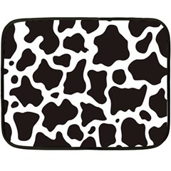 Cow Pattern Double Sided Fleece Blanket (mini) 