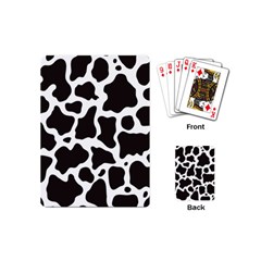 Cow Pattern Playing Cards (mini)  by sifis