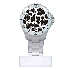 Cow Pattern Plastic Nurses Watch