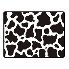 Cow Pattern Double Sided Fleece Blanket (small) 