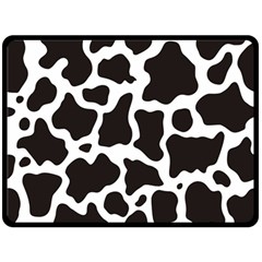 Cow Pattern Double Sided Fleece Blanket (large) 