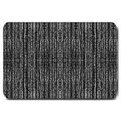 Dark Grunge Texture Large Doormat  by dflcprints