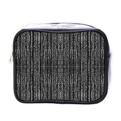 Dark Grunge Texture Mini Toiletries Bags by dflcprints