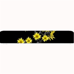 Sunflowers Over Black Small Bar Mats