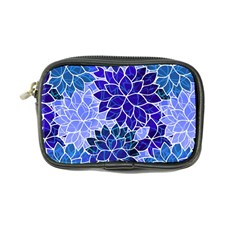 Azurite Blue Flowers Coin Purse by KirstenStar