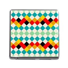 Rhombus Pattern                                                              			memory Card Reader (square) by LalyLauraFLM