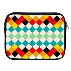 Rhombus Pattern                                                              			apple Ipad 2/3/4 Zipper Case by LalyLauraFLM