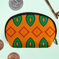 Rhombus And Leaves                                                                Accessory Pouch