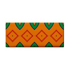 Rhombus And Leaves                                                                			hand Towel by LalyLauraFLM