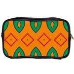 Rhombus and leaves                                                                			Toiletries Bag (One Side) Front