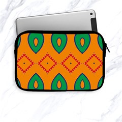 Rhombus And Leaves                                                                			apple Ipad Mini Zipper Case by LalyLauraFLM