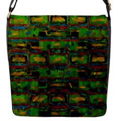 Paint bricks                                                                 			Flap Closure Messenger Bag (S)