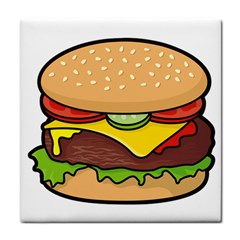 Cheeseburger Tile Coasters by sifis