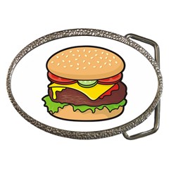 Cheeseburger Belt Buckles