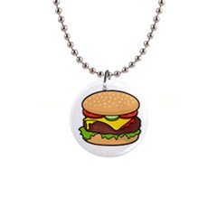 Cheeseburger Button Necklaces