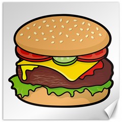 Cheeseburger Canvas 16  X 16   by sifis