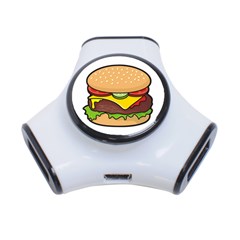 Cheeseburger 3-port Usb Hub by sifis