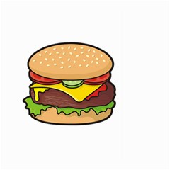 Cheeseburger Large Garden Flag (two Sides)