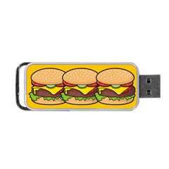 Cheeseburger Portable Usb Flash (two Sides)